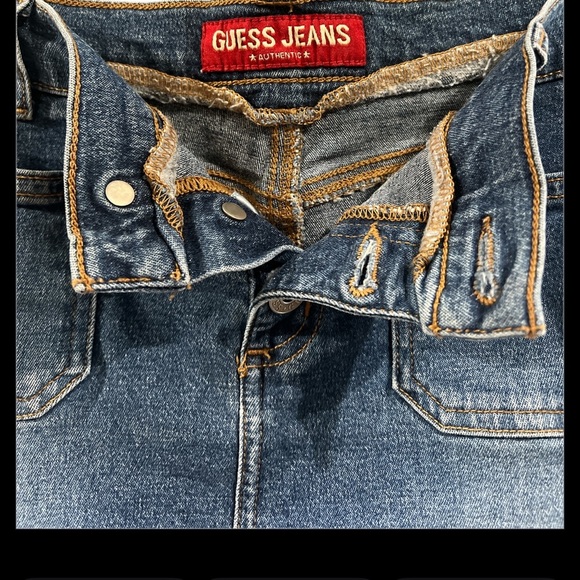 Guess Denim Skirt - Button-Up Front size 30 (8) - Picture 4 of 5